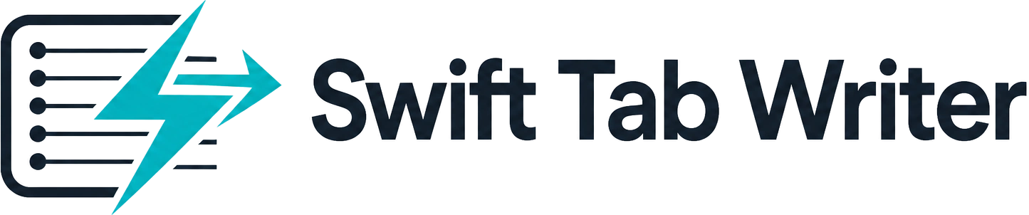 Swift Tab Writer